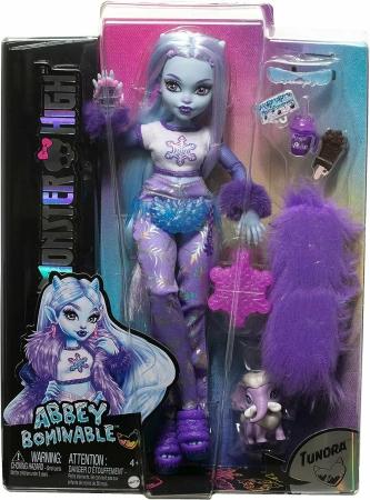 Кукла Monster High Abbey Bominable with Tundra pet HNF64